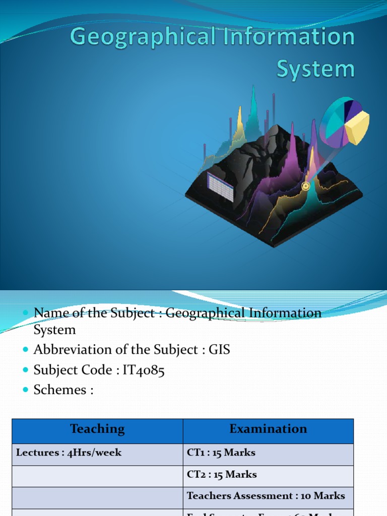 GIS Course Overview | PDF | Geographic Information System | Databases