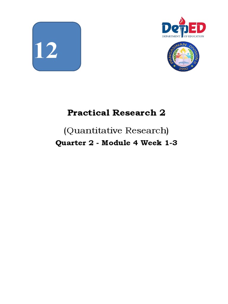 Practical Research 2 Q2 Week 1 3 Pdf Sampling Statistics Statistics