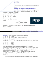 Chinese Remainder Theorem Examples