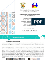 Casa de La Vega: Universidad Autónoma de Sinaloa Facultad de Arquitectura