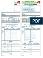 Clienteles Response Form