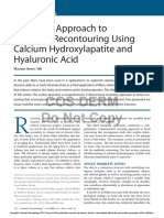 Vectoring Approach To Midfacial Recontouring Using Calcium Hydroxylapatite and Hyaluronic Acid
