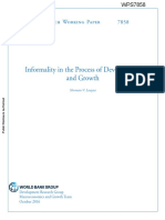 World Bank Document On Informality
