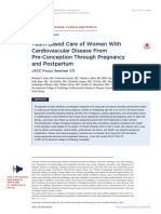 Team-Based Care of Women With Cardiovascular Disease From Pre-Conception Through Pregnancy and Postpartum