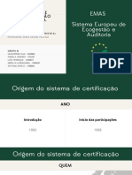 EMAS - Sistema Europeu de Ecogestão e Auditoria Ambiental