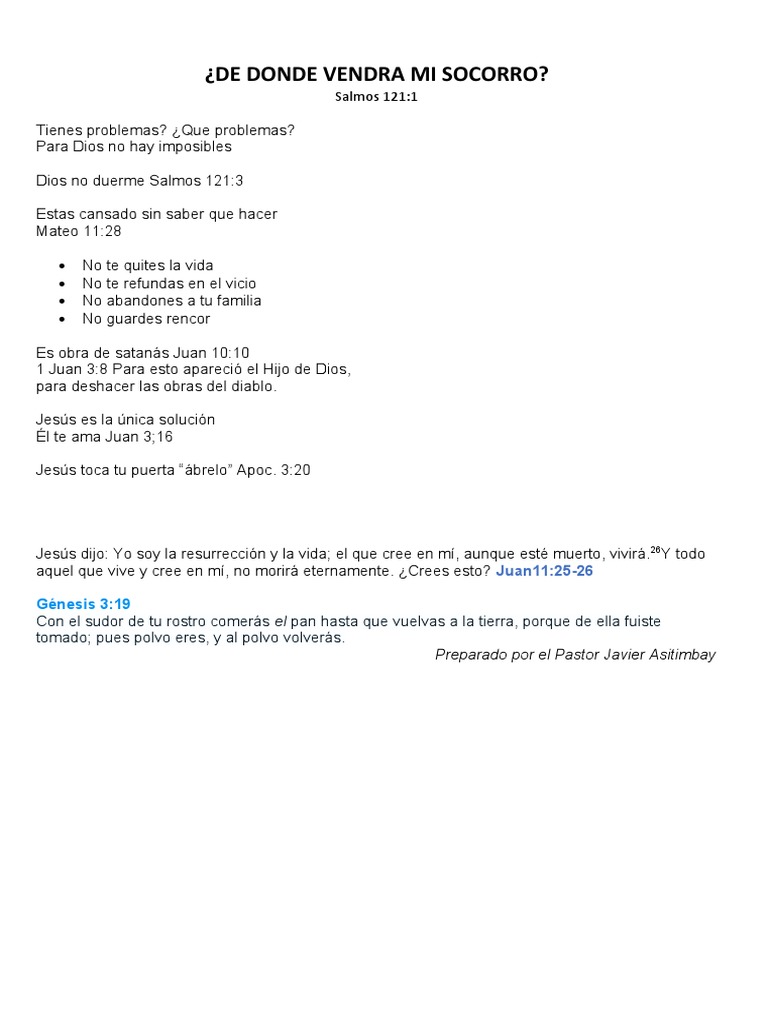  de donde vendra mi socorro pdf