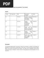 Functional Requirements Documentation