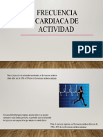 Frecuencia Cardiaca de Actividad
