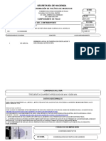 Secretaría de Hacienda: Coordinación de Política de Ingresos Serie Folio Fecha Hora Datos Del Contribuyente