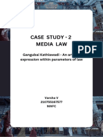 Case Study - 2 Media Law