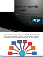 Indicadores de Desarrollo Social