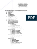 Guía para La Realización de La Investigación Diagnóstica Comunitaria