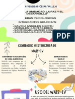 "Año de La Unidadad, La Paz Y El Desarrollo" Pruebas Psicológicas Integrantes Grupo N°5