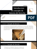 1.1 Introduccion Al Concepto de Historia Del Derecho