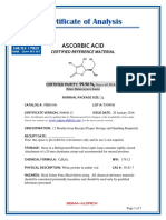 Ascorbic Acid COA