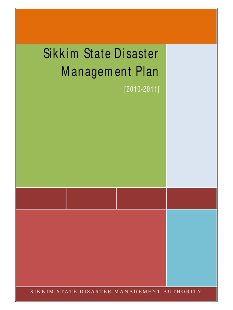 Sikkim Disaster Management Plan 2010-11 | PDF | Emergency Management ...