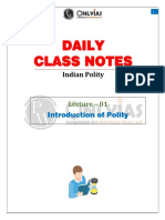 Polity 01 - Daily Class Notes - (UPSC TITAN 2.0 (English) )