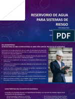 Reservorio de Agua para Sistemas de Riesgo