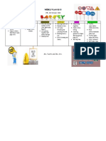 Weekly Plan KG B: 17 - 21 October 2022