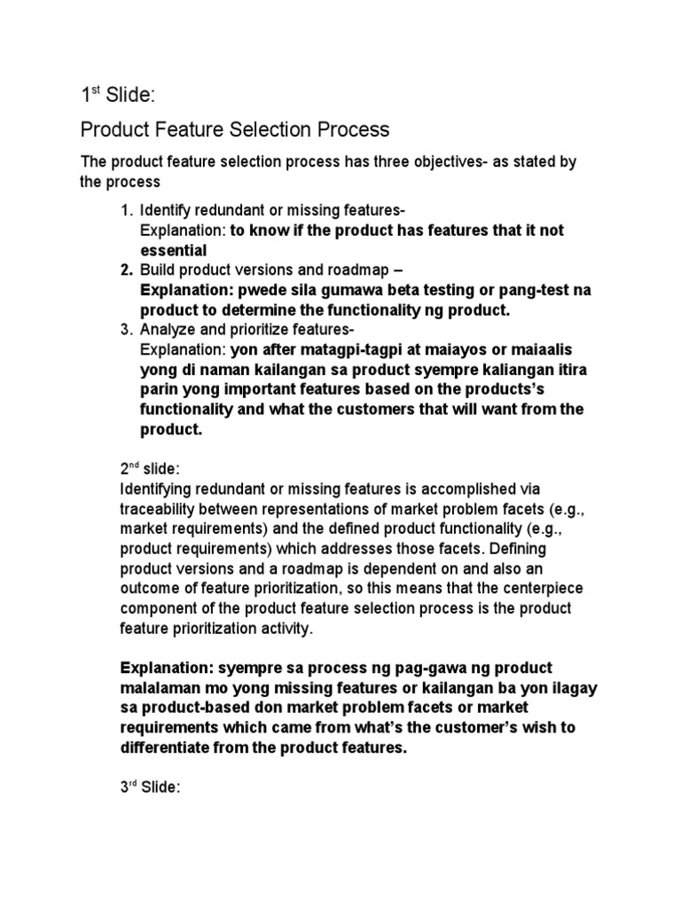 Product Feature Prioritization Guide | PDF | Computing | Applied ...