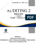 Tutor: Umi Kalsum, S.E., Msi .,ak,, Ca.: Auditing 2