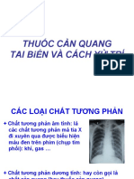 Thuốc Cản Quang Tai Biến Và Cách Xử Trí