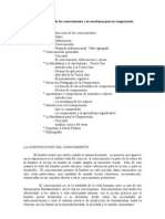 La Construcción de Los Conocimientos y La Enseñanza para La Comprensión