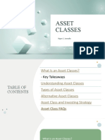 Asset Classes: Rigen C. Jumadla