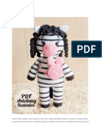 Zane Das Zebra Amigurumi PDF Anleitung Kostenlos