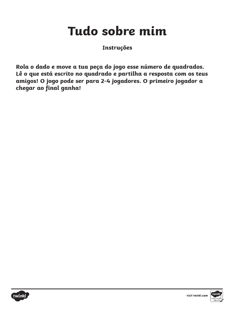Tudo Sobre Mim Jogo de Tabuleiro Portugues PDF