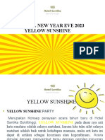 Proposal New Year Eve 2023 Yellow Sunshine