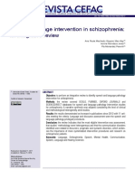 Speech-language intervention for schizophrenia