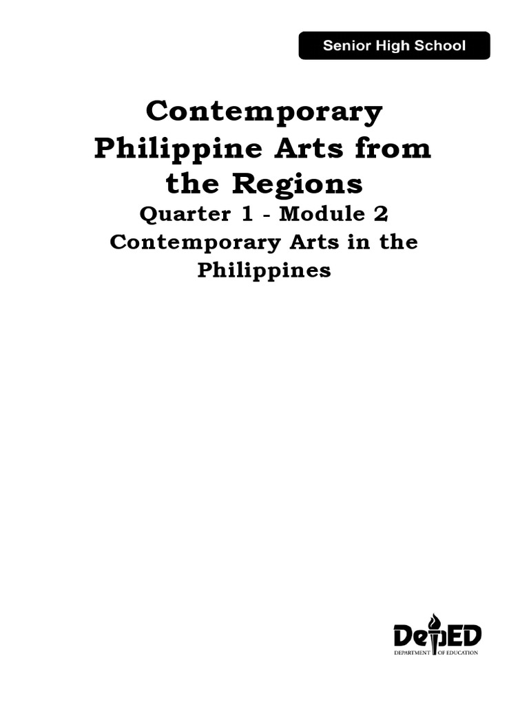 Contemporary Arts Week 2 3 Immersionist PDF The Arts Contemporary Art