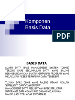 Komponen Sistem Basis Data