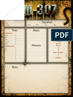 Savageworlds-Feuille de Perso Vierge