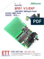 Z8 Encore Z8F4801 48kbyte Flash RS232 2Ch..... Atod 10bit 8Ch