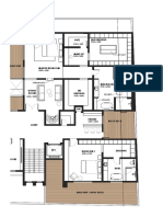Luxurious master suite floor plan with spacious bedrooms and bathrooms