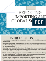 Importing, Exporting and Global Sourcing: An Introduction
