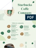 Starbucks Coffe Company: Presentado Por: Nadine Margot Zamudio Lazarte