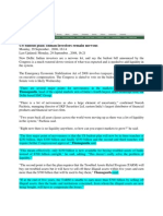 SifyBusiness - Sept 29, 2008 - US Bailout Plan Indian Investors Remain Nervous