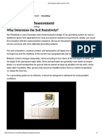 Fluke Metre Measurement of Soil Resistivity