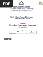 ELE 4623: Control Systems: Faculty of Engineering Technology