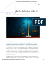 Typical Supplier - Co-Defendant Is Not An RPI or Privy - PTAB Litigation Blog