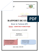 Rapport de Stage Page de gardeVVVVV