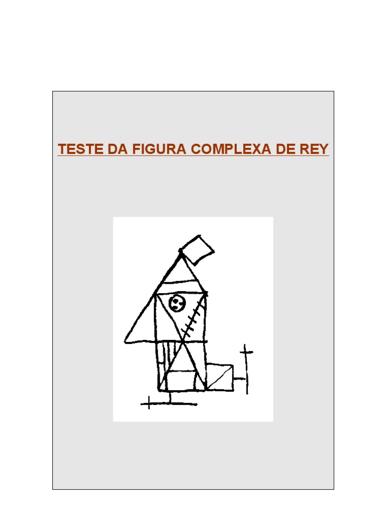 Teste Da Figura Complexa de Rey PDF