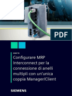 Configurare MRP Interconnect Per La Connessione Di Anelli Multipli Con Un'unica Coppia Manager/Client