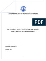 Code of Professional Ethics and Disciplinary Procedures 2011