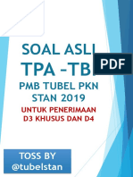 Soal Asli: Tpa - Tbi