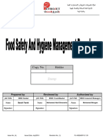 8.1.30 Food Safety and Hygine Management