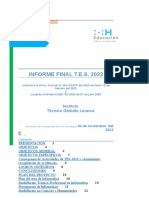 Informe Final T.E.S. 2022: Instituto Técnico Obdulio Lezama